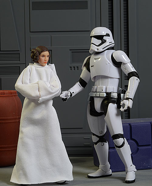 Star Wars Black 40th Anniversary Princess Leia action figure by Hasbro
