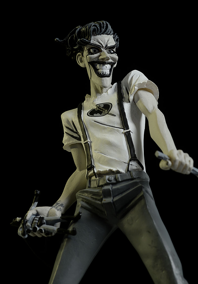 Batman Black and White Sean Murphy White Knight Joker statue by DC Collectibles