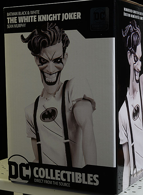 Batman Black and White Sean Murphy White Knight Joker statue by DC Collectibles