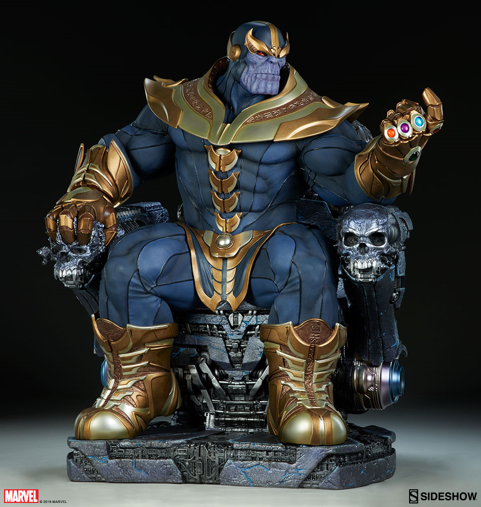 Thanos on Throne Statue