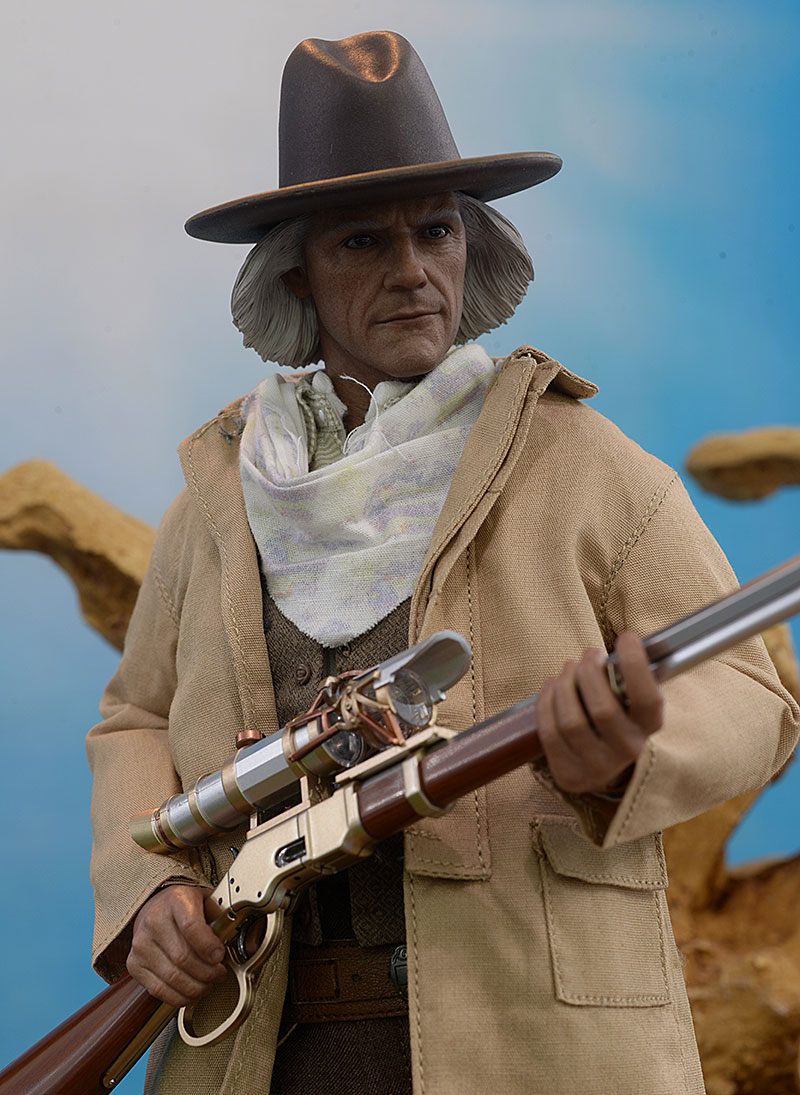 Doc Brown Back to the Future III sixth scale action figure by Hot Toys