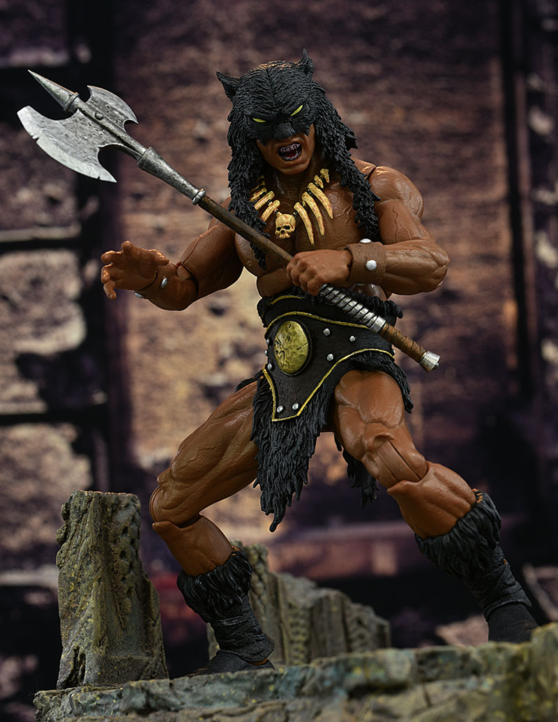 Dark Wolf Fire and Ice action figure by Frazetta Girls