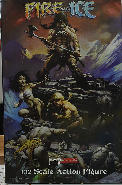 Dark Wolf Fire and Ice action figure by Frazetta Girls