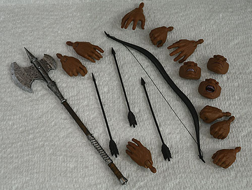 Dark Wolf Fire and Ice action figure by Frazetta Girls