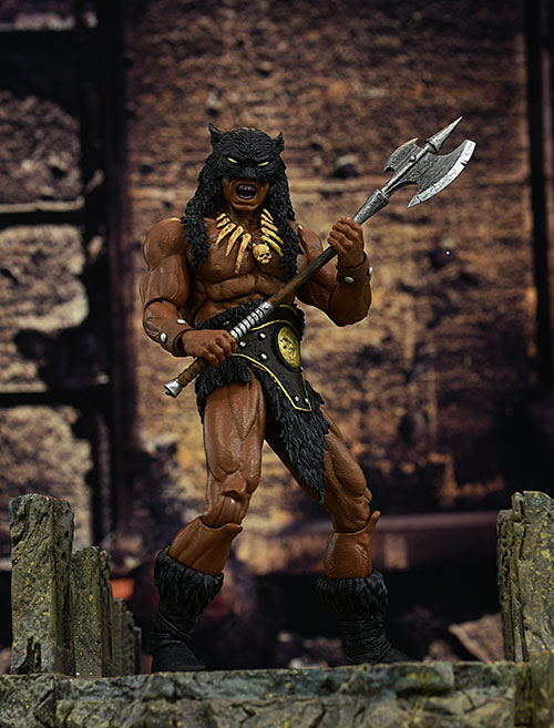 Dark Wolf Fire and Ice action figure by Frazetta Girls