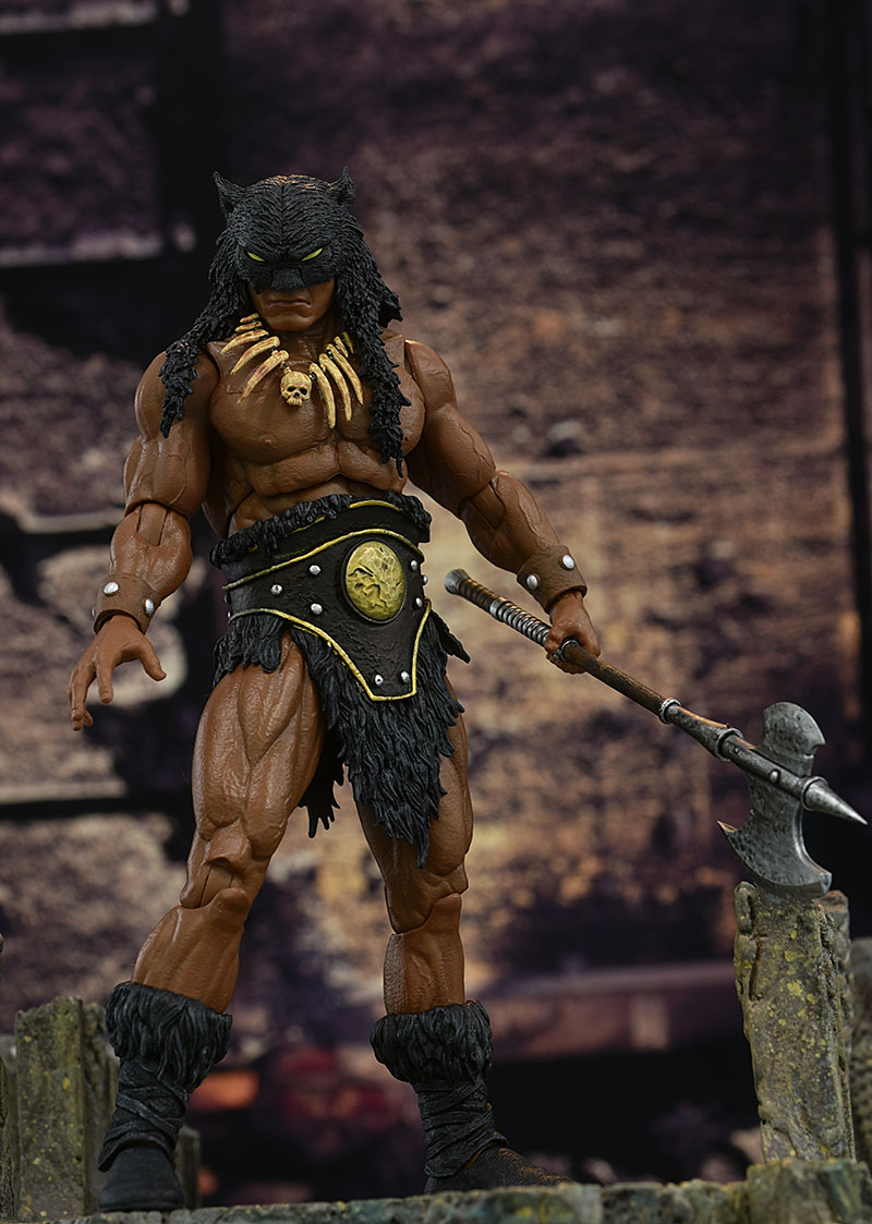 Dark Wolf Fire and Ice action figure by Frazetta Girls