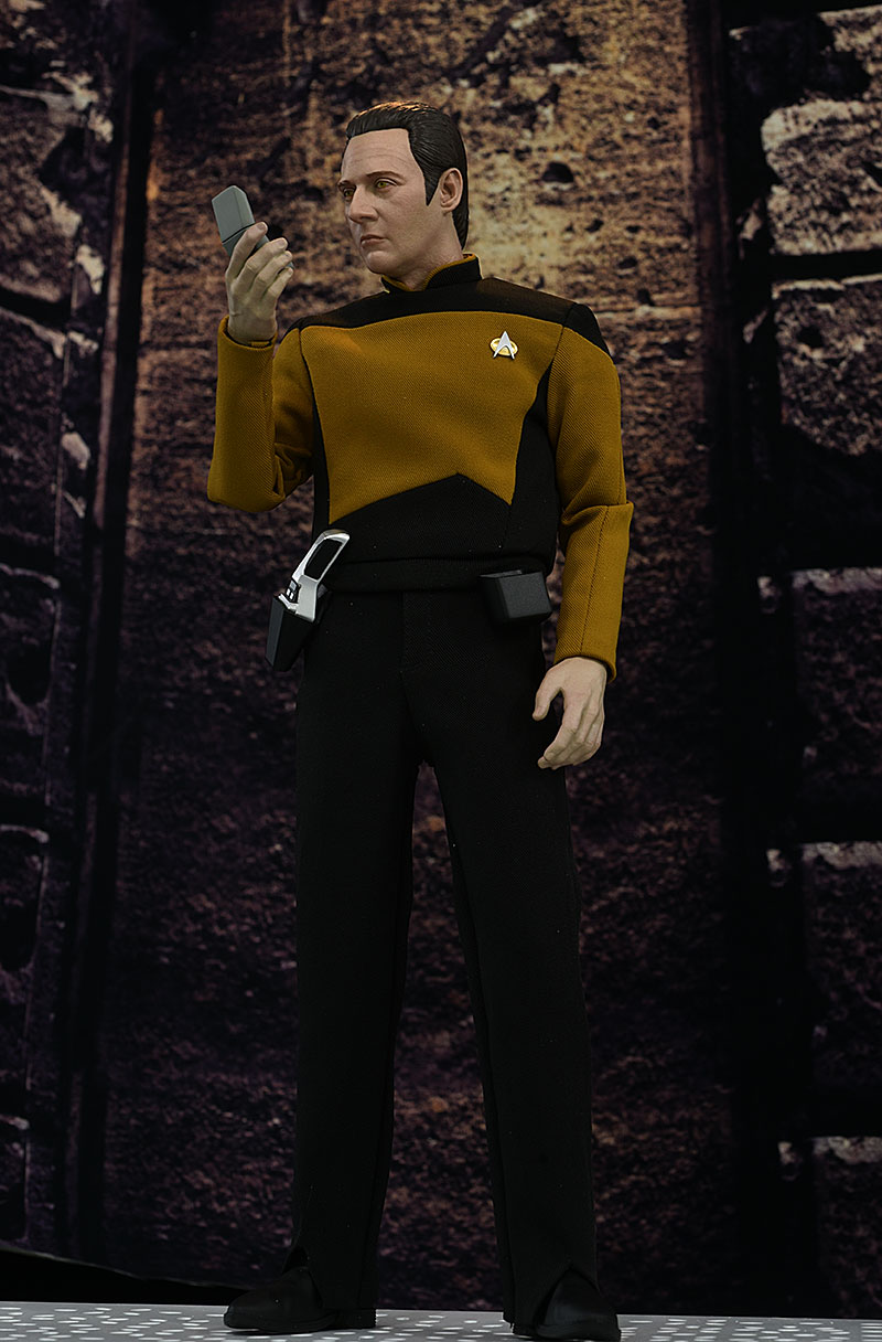 Data Star Trek Next Generation Sixth Scale Action Figure by EXO-6
