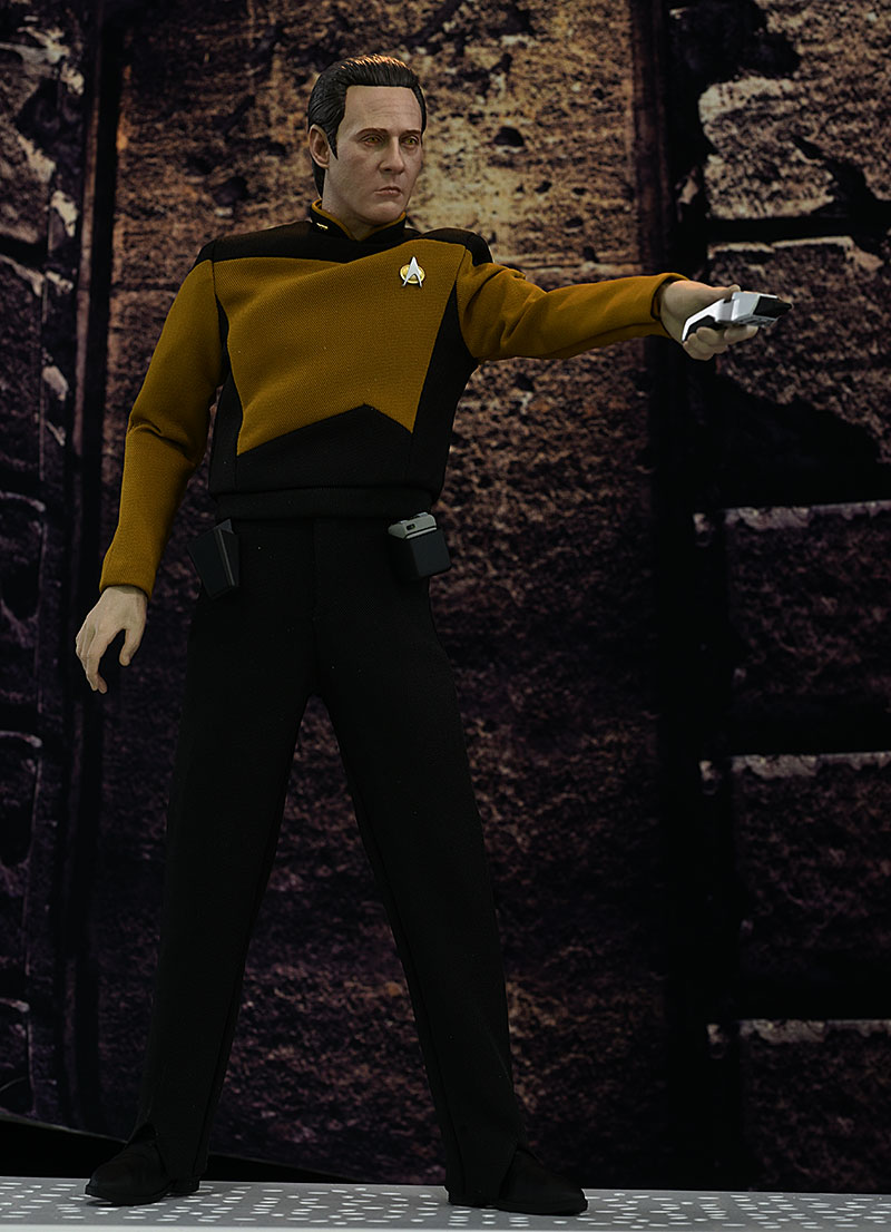 Data Star Trek Next Generation Sixth Scale Action Figure by EXO-6